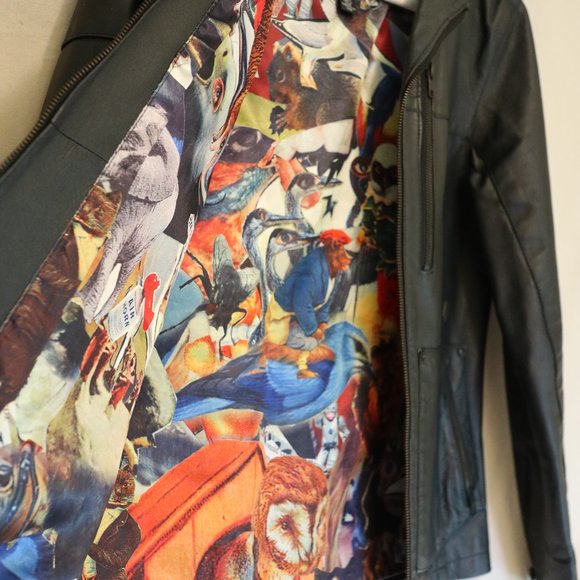 VOLCOM LEATHER JACKET - Picture 2 of 4